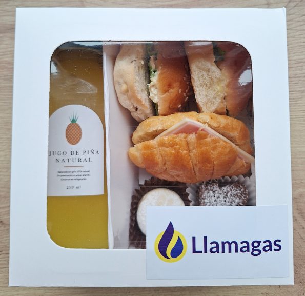 Box lunch empresarial entregado a cliente corporativo en Lima — Delicias Alí